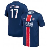 Paris Saint-Germain Vitinha #17 Domáci futbalový dres 2024-25 Krátky Rukáv